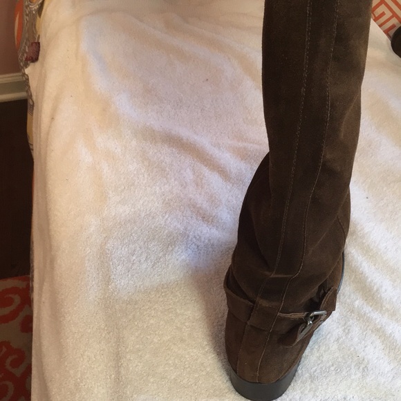 J. Crew tall brown suede pull on boots - Picture 7 of 10